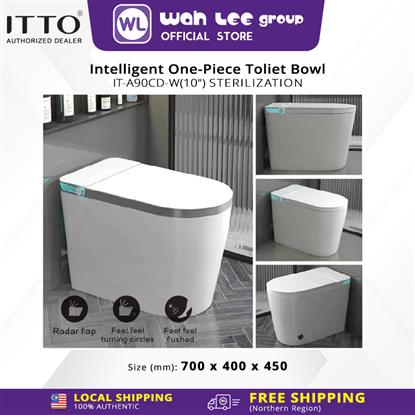 Show details for ITTO Intelligent One-Piece Smart Toilet Bowl with Sterilization IT-A90CD-W 250mm S-Trap Picture of ITTO Intelligent One-Piece Smart Toilet Bowl with Sterilization IT-A90CD-W 250mm S-Trap