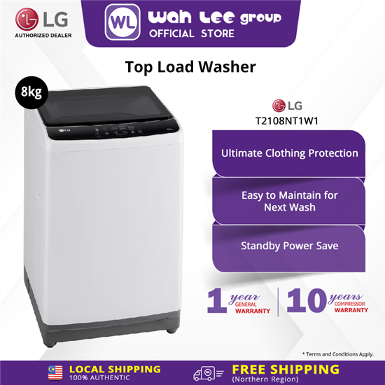 Picture of LG WASHER T-2108NT1W1 (8 KG)