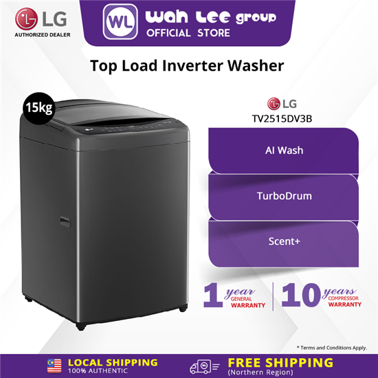 Picture of LG WASHER TV2515DV3B (15 KG)