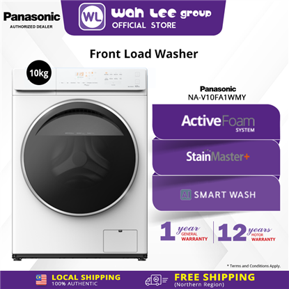 Picture of PANASONIC FRONT LOAD WASHER NA-V10FA1WMY (10KG)