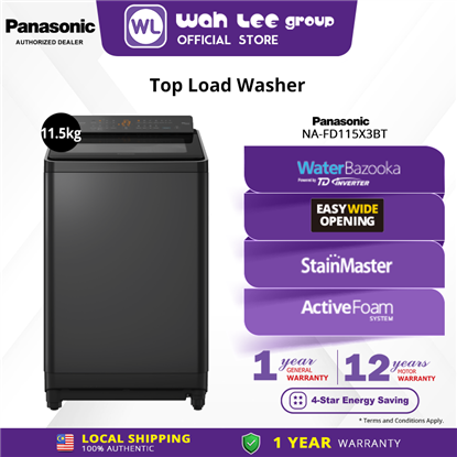 Picture of PANASONIC WASHER NA-FD115X3BT 11.5KG