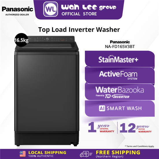 Picture of PANASONIC WASHER NA-FD165V3BT 16.5KG