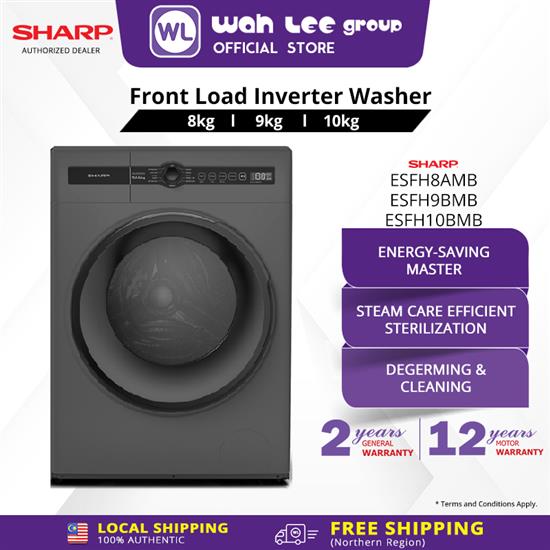 Picture of SHARP FRONT LOAD WASHER ESFH8AMB (8KG)