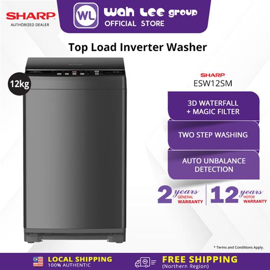 Picture of SHARP WASHER ESW12SM 12KG
