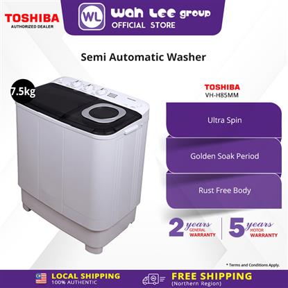 Picture of TOSHIBA SEMI WASHER VH-H85MM (7.5KG)
