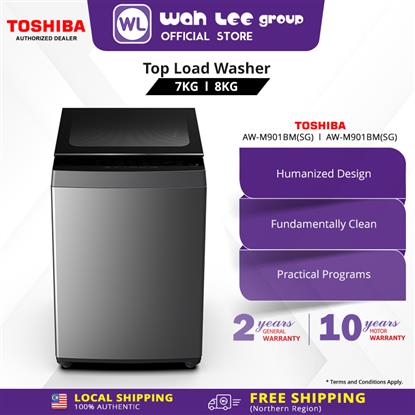 Picture of TOSHIBA WASHER AW-M901BM(SG) (8.0KG)