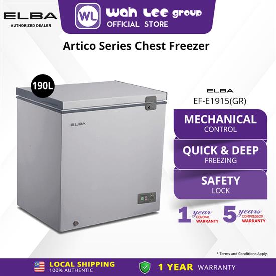 Picture of ELBA FREEZER EF-E1915(GR) 190 LITRE