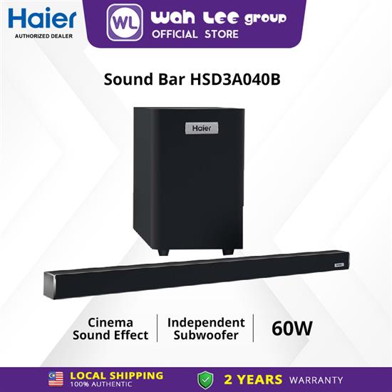 Picture of HAIER SOUND BAR WITH WOOFER HSD3A040B