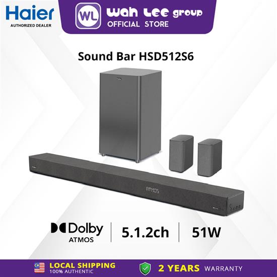 Picture of HAIER SOUND BAR WITH WOOFER HSD512S6