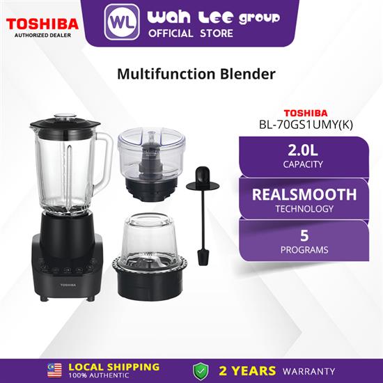 Picture of TOSHIBA BLENDER 2.0L BL-70GS1UMY(K) GLASS JAR