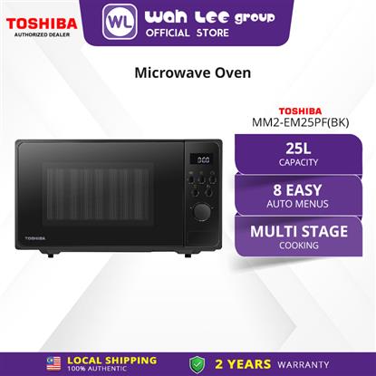 Picture of TOSHIBA MICROWAVE OVEN 25L MM2-EM25PF(BK) TOUCH CONTROL + KNOB