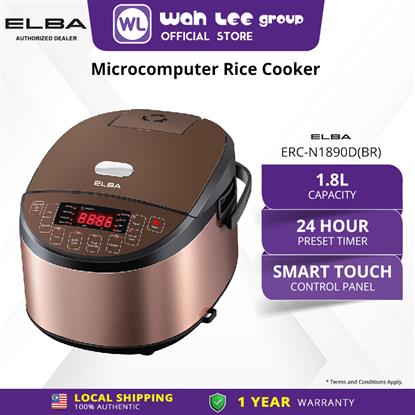 Picture of ELBA JAR RICE COOKER 1.8L ERC-N1890D(BR)