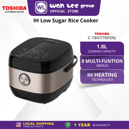 Picture of TOSHIBA RICE COOKER 1.8L LOW SUGAR IH DIGITAL RC-18IX1TMY(N)