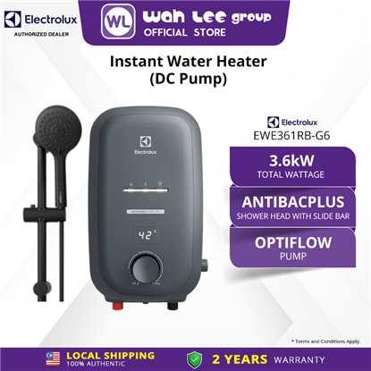 Picture of ELECTROLUX HOME SHOWER EWE361RB-G6 3.6KW (DC PUMP/GREY)