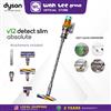 Picture of DYSON CORDLESS VACUUM CLEANER V12 DETECT SLIM ABSOLUTE SV46 (HEPA) (Yellow/Nickel)