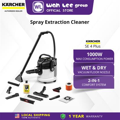 Picture of KARCHER VACUUM CLEANER SPRAY EXTRACTION SE 4 PLUS 1.081-170.0