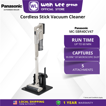 Picture of PANASONIC CORDLESS STICK VACUUM CLEANER MC-SBR40CV47