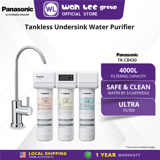 Picture of PANASONIC UNDERSINK WATER PURIFIER TK-CB430-ZMA TANKLESS 