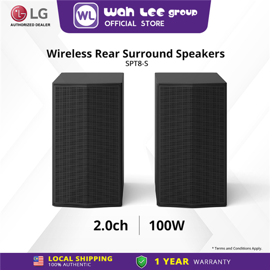 Picture of LG WIRELESS REAR SPEAKERS SPT8-S