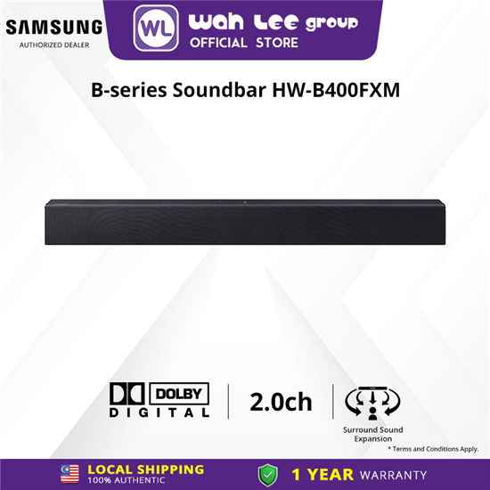 Picture of SAMSUNG ATMOS SOUND BAR HW-B400F/XM