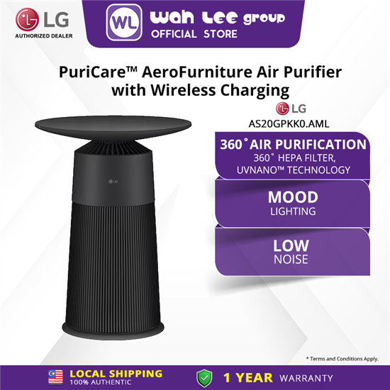 Picture of LG AERO FURNITURE AIR PURIFIER AS20GPKK0.AML (BLACK)
