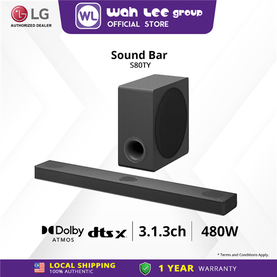 Picture of LG 3.1.3CH DOLBY ATMOS SOUND BAR S80TY.DMYSLLK