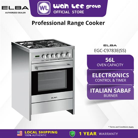 Picture of ELBA 60CM FREESTANDING GAS COOKER + ELECTRIC OVEN EPRC-A6456GE(SS) 