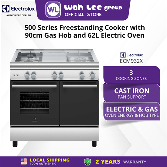 ELECTROLUX FREESTANDING GAS COOKER + ELECTRIC OVEN ECM-932X的图片