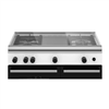Picture of ELECTROLUX FREESTANDING GAS COOKER WITH GAS HOB + ELECTRIC OVEN ECG-930W (WHITE)