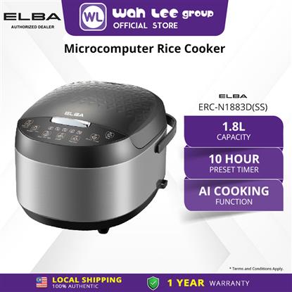 Picture of ELBA JAR RICE COOKER 1.8L  ERC-N1883D(SS) 