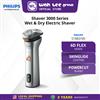 Picture of PHILIPS SERIES 3000 WET & DRY SHAVER S3882/00 - RECHARGEABLE (BLUE BLACK)
