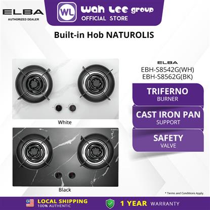 Picture of ELBA NATUROLIS BUILT-IN GLASS HOB EBH-S8542G(WH) / EBH-S8562G(BK)