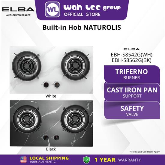 Picture of ELBA NATUROLIS BUILT-IN GLASS HOB EBH-S8542G(WH) / EBH-S8562G(BK)