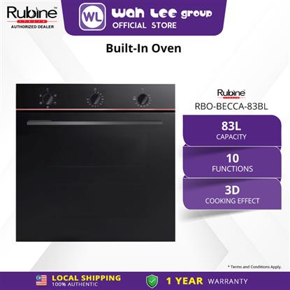 Picture of RUBINE BUILT-IN OVEN RBO-BECCA-83BL