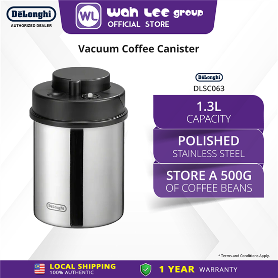 Picture of DELONGHI VACUUM COFFEE CANISTER DLSC063