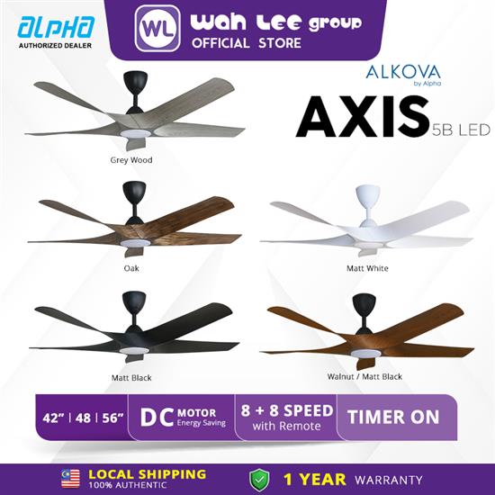 Picture of ALKOVA CEILING FAN AXIS LED 5B/42,48,56 LED