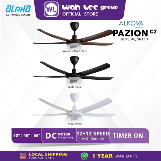 Picture of ALKOVA CEILING FAN PAZION G2 40" , 46" LED