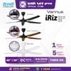 Picture of ALPHA VANNUS CEILING FAN IRIZ 5B/40, 56 LED (DC)