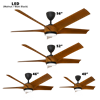 Picture of ALPHA VANNUS CEILING FAN PRISTI 5B/40, 46, 52, 56 (DC)