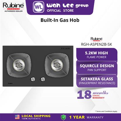Picture of RUBINE BUILT-IN GAS HOB RGH-ASPEN2B-SK
