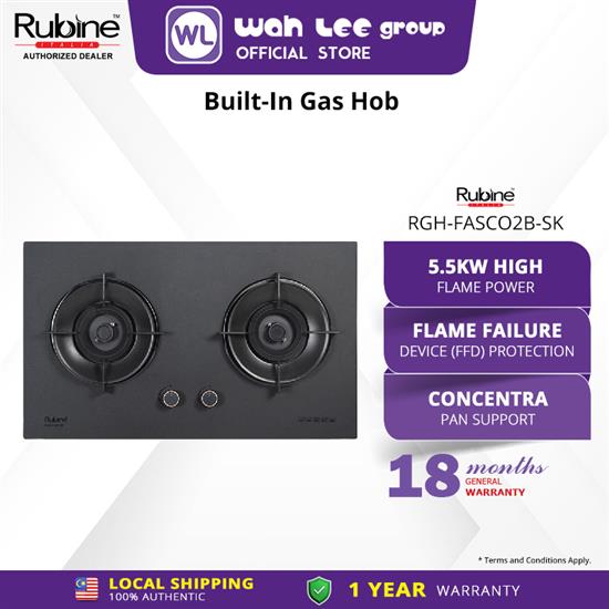 Picture of RUBINE BUILT-IN GAS HOBRGH-FASCO2B-SK