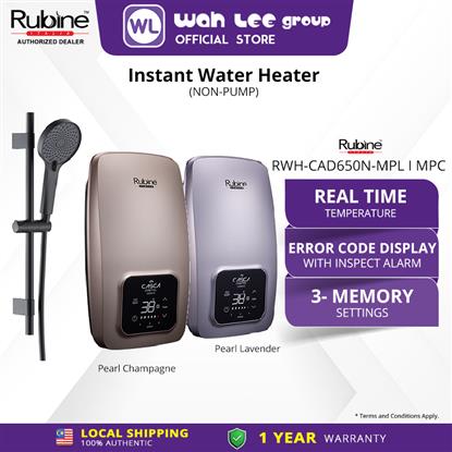 Picture of RUBINE CASCA DIGITAL HOME SHOWER RWH-CAD650N-MPL / MPC (NON PUMP)