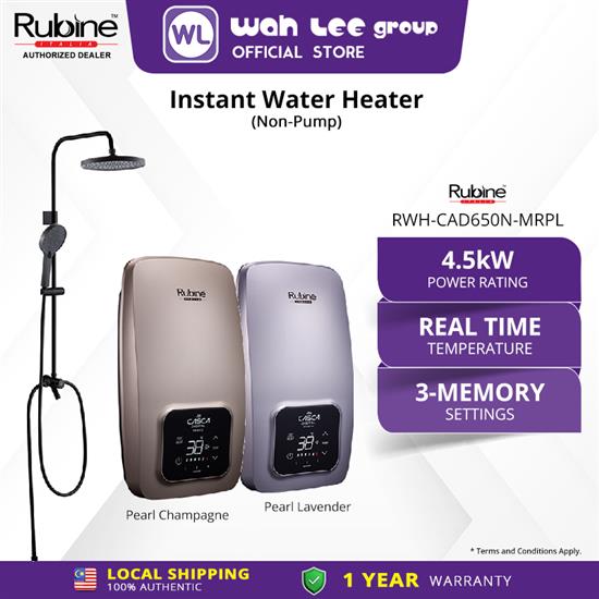 Picture of RUBINE CASCA DIGITAL HOME SHOWER RWH-CAD650N-MRPC (NON PUMP)