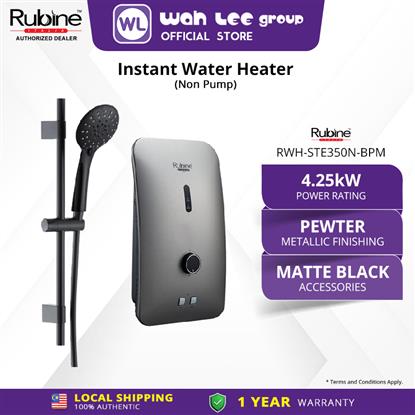 Picture of RUBINE STELLA HOME SHOWER RWH-STE350N-BPM  (NON PUMP) PEWTER METALLIC