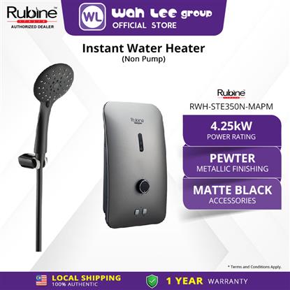 Picture of RUBINE STELLA HOME SHOWER RWH-STE350N-MAPM  (NON PUMP) Multi Angle PEWTER METALLIC