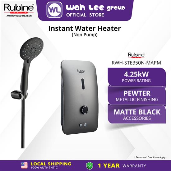 Picture of RUBINE STELLA HOME SHOWER RWH-STE350N-MAPM  (NON PUMP) Multi Angle PEWTER METALLIC