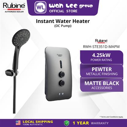 Picture of RUBINE STELLA HOME SHOWER RWH-STE351D-MAPM (DC PUMP) Multi Angle PEWTER METALLIC