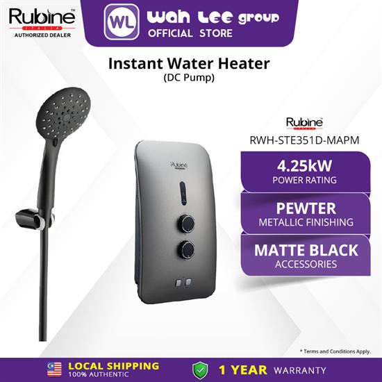 Picture of RUBINE STELLA HOME SHOWER RWH-STE351D-MAPM (DC PUMP) Multi Angle PEWTER METALLIC