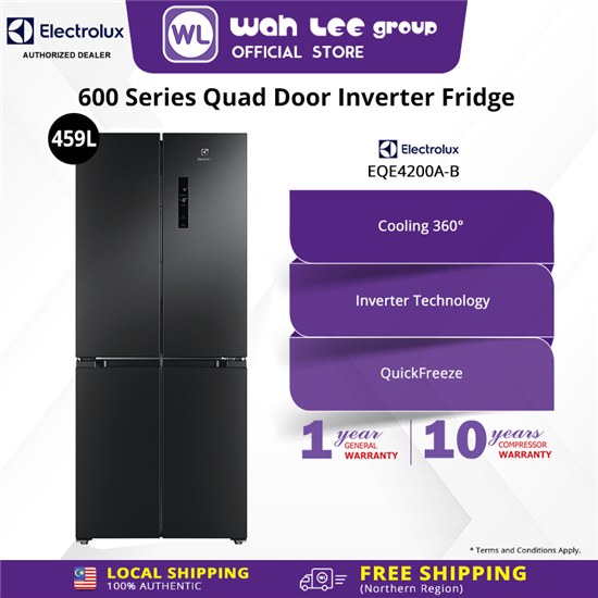 Picture of ELECTROLUX FRENCH DOOR FRIDGE EQE4200AB (459L)