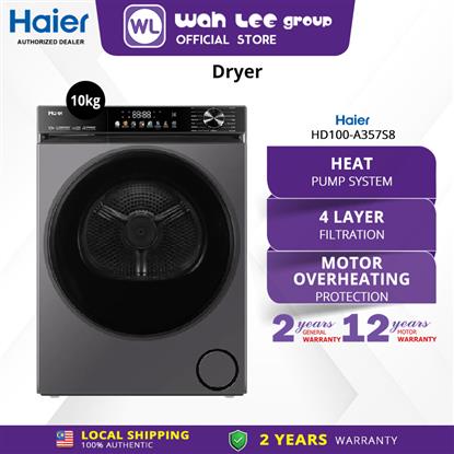 Picture of HAIER HEAT PUMP DRYER HD100-A357S8 (10KG)